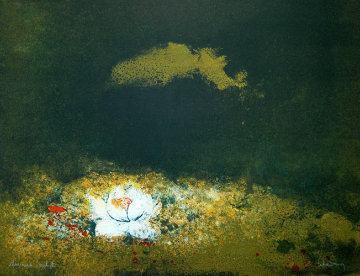 Fleur Blanche AP 1970 Limited Edition Print - Lebadang Fleur Blanche AP 1970 Limited Edition Print - Lebadang