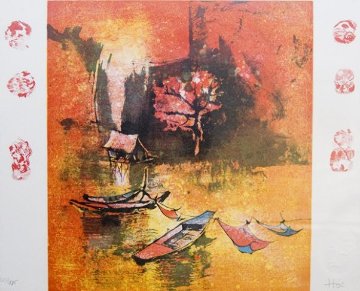 Untitled Lithograph 1995 Limited Edition Print -  Lebadang