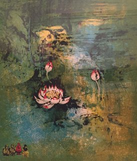 Lotus Limited Edition Print -  Lebadang