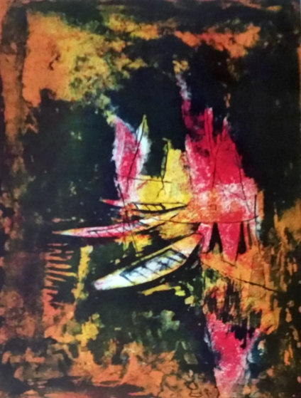 Trois Barques Limited Edition Print by Lebadang Trois Barques Limited Edition Print by Lebadang