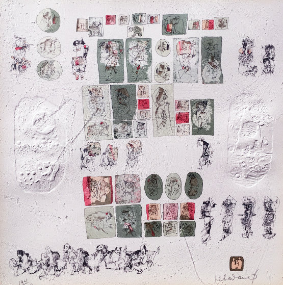 La Comedie Humaine #2 1981 Limited Edition Print by Lebadang La Comedie Humaine #2 1981 Limited Edition Print by Lebadang