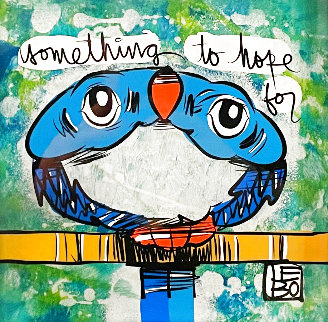 Something to Hope For 2020 16x16 Original Painting - David Le Batard Lebo Something to Hope For 2020 16x16 Original Painting - David Le Batard Lebo