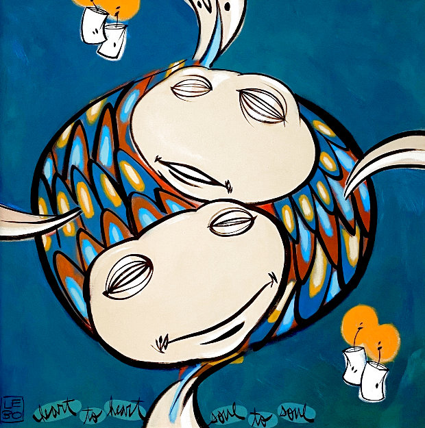 Heart to Heart and Soul to Soul 2013 Limited Edition Print - David Le Batard Lebo