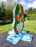 Blessed Owl Mixed Media Unique Glass  Sculpture 2017 13 in Sculpture by David Le Batard Lebo - 5