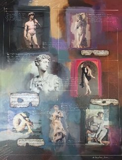 Untitled Painting 57x45 Huge Original Painting - Charles Lee Untitled Painting 57x45 Huge Original Painting - Charles Lee