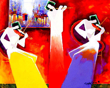 Melody of the Rain 2018 35x41 Original Painting - Charles Lee Melody of the Rain 2018 35x41 Original Painting - Charles Lee