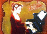 Love of Music 2012 35x41 Huge Original Painting by Charles Lee - 0