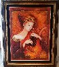 Mystical Passion 2004 Embellished on Canvas Limited Edition Print by Charles Lee - 1
