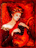 Mystical Passion 2004 Embellished on Canvas Limited Edition Print by Charles Lee - 0