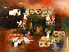 Untitled Painting 2000 46x58 Huge Original Painting by Charles Lee - 0