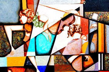 Flowing Through Us 2019 44x44 - Huge Original Painting - Charles Lee Flowing Through Us 2019 44x44 - Huge Original Painting - Charles Lee