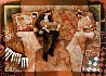 Golden Time of Life 2008 40x50 - Huge Painting Original Painting by Charles Lee - 0
