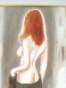Changing Room 2016 34x28 Original Painting by Charles Lee - 2