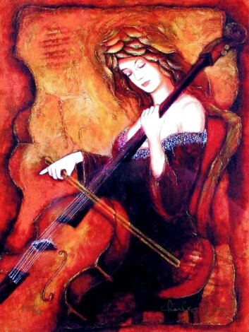 Cello Rhapsody 2004 Limited Edition Print - Charles Lee