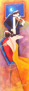 Symphonic Rhythm 32x18 Original Painting - Charles Lee Symphonic Rhythm 32x18 Original Painting - Charles Lee