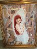Untitled Portrait of a Woman 55x43 Huge Original Painting by Charles Lee - 1