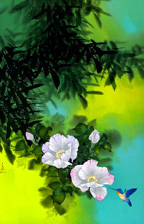 Forest Visitor 2015 42x31 Original Painting - David Lee Forest Visitor 2015 42x31 Original Painting - David Lee