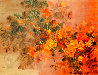Masterpiece Floral 1980 45x57 - Huge Original Painting by David Lee - 0