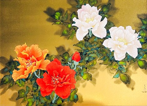 Heavenly Blossoms  37x43 - Huge Original Painting - David Lee