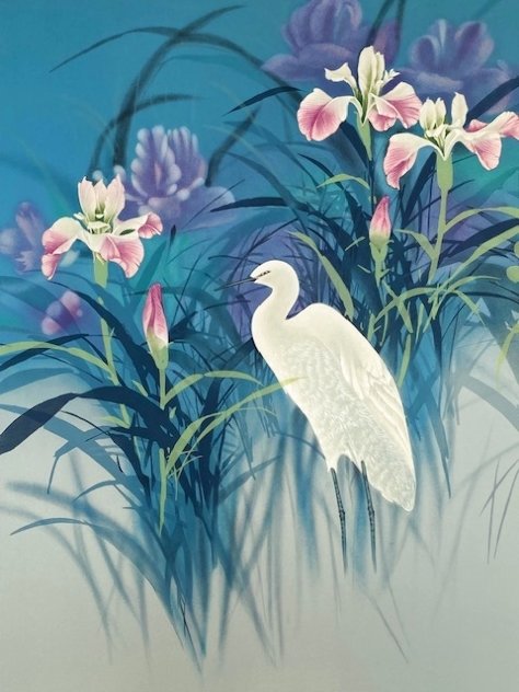 Untitled Heron 1980 - Huge Limited Edition Print by David Lee