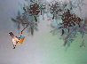 Untitled Bird in Tree 1980 18x24 Original Painting by David Lee - 0 Untitled Bird in Tree 1980 18x24 Original Painting by David Lee - 0