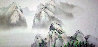 Passage to Emerald Mountain Watercolor 1997 34x58 Original Painting by David Lee - 0 Passage to Emerald Mountain Watercolor 1997 34x58 Original Painting by David Lee - 0