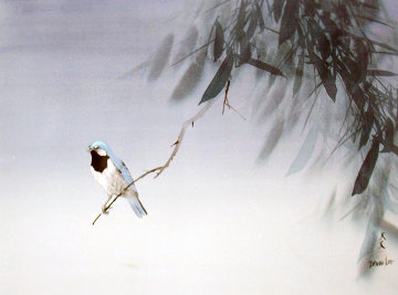 Blue Bird Original Painting - David Lee Blue Bird Original Painting - David Lee