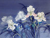 Flowers Watercolor 1978 40x30 - Huge Watercolor by David Lee - 0