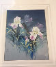 Irises 50x38 Original Painting by David Lee - 1