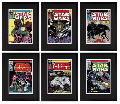 Star Wars Portfolio Set of 6 2015 HS by Stan Lee Limited Edition Print - Stan Lee