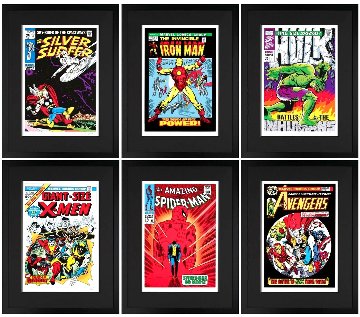 Marvel Superheroes - 2013 Collection - 6 Giclee Prints Limited Edition Print - Stan Lee Marvel Superheroes - 2013 Collection - 6 Giclee Prints Limited Edition Print - Stan Lee