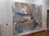 Voyager #28 Diptych 2006 80x96 Huge - Mural Size Original Painting by Luc Leestemaker - 2