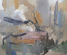 Voyager #28 Diptych 2006 80x96 Huge - Mural Size Original Painting by Luc Leestemaker - 0