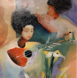 Untitled Painting 1997 36x36 Original Painting - Lee White Untitled Painting 1997 36x36 Original Painting - Lee White