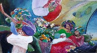 Untitled Painting 1990 33x62 Original Painting by Lee White - 2 Untitled Painting 1990 33x62 Original Painting by Lee White - 2