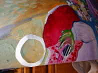 Untitled Painting 1990 33x62 Original Painting by Lee White - 3 Untitled Painting 1990 33x62 Original Painting by Lee White - 3