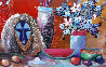 Untitled Painting 1990 24x36 Original Painting by Lee White - 0