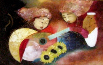 Euphony III 1999 30x44 Super Huge Original Painting - Lee White Euphony III 1999 30x44 Super Huge Original Painting - Lee White