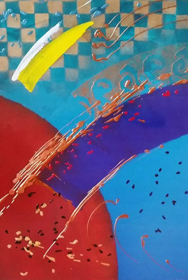 Untitled 1995 32x24 Original Painting by Lee White Untitled 1995 32x24 Original Painting by Lee White