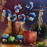 Fantasy Vase 30x30 Original Painting by Lee White - 0