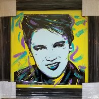 Elvis 18x18 Original Painting by Allison Lefcort - 1 Elvis 18x18 Original Painting by Allison Lefcort - 1