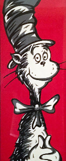Cat in the Hat 2009 36x17 Seuss Original Painting - Allison Lefcort Cat in the Hat 2009 36x17 Seuss Original Painting - Allison Lefcort
