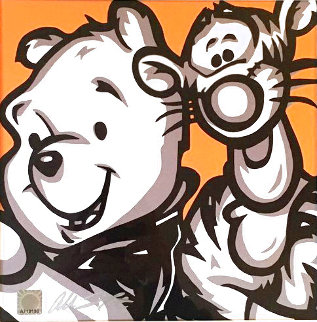 Pooh and Tigger 2006 Limited Edition Print - Allison Lefcort Pooh and Tigger 2006 Limited Edition Print - Allison Lefcort