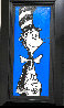 Cat in the Hat 2020 33x16 Original Painting by Allison Lefcort - 1
