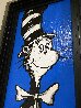 Cat in the Hat 2020 33x16 Original Painting by Allison Lefcort - 3