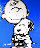 Charlie and Snoopy Hugs 2021 27x21 Original Painting by Allison Lefcort - 0