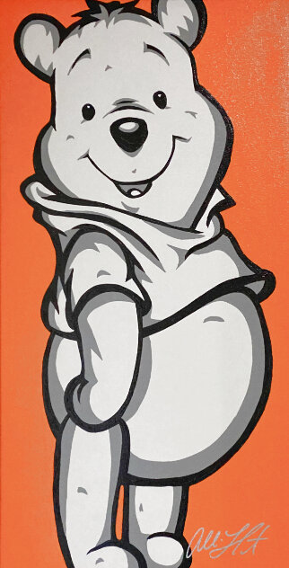 My Favorite Pooh 2020 33x18 Original Painting by Allison Lefcort