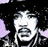Jimi Hendrix 2004 24x24 - Signed Twice Original Painting by Allison Lefcort - 0