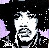 Jimi Hendrix 2004 24x24 - Signed Twice Original Painting by Allison Lefcort - 1