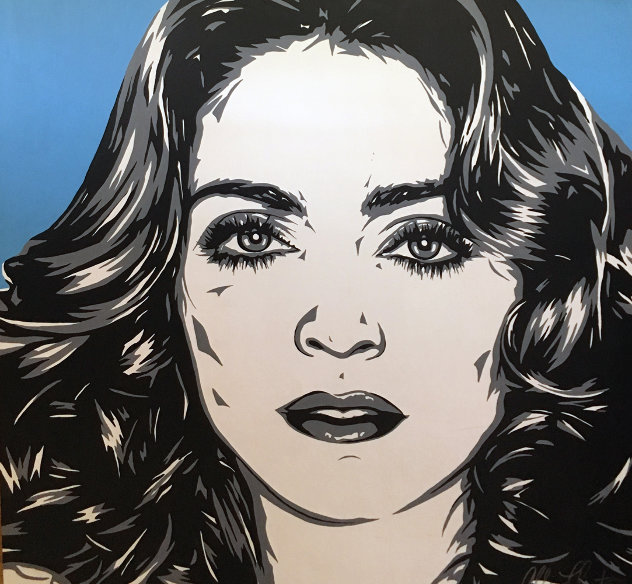 Madonna 50x50 Huge Original Painting by Allison Lefcort